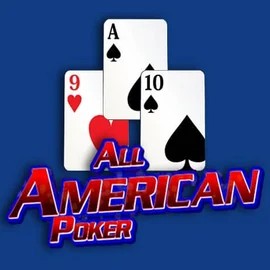 All American Poker slot logo by RTG (Reel Time Gaming) at Big Boost Casino