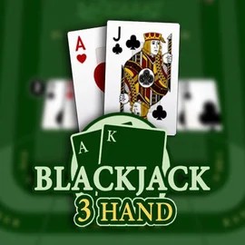 Blackjack 3H (Habanero) online game logo by Habanero on bigboost-casino.eu.com