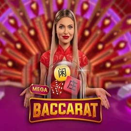 Official Live Casino logo: Mega Baccarat by Pragmatic Play at Big Boost Casino